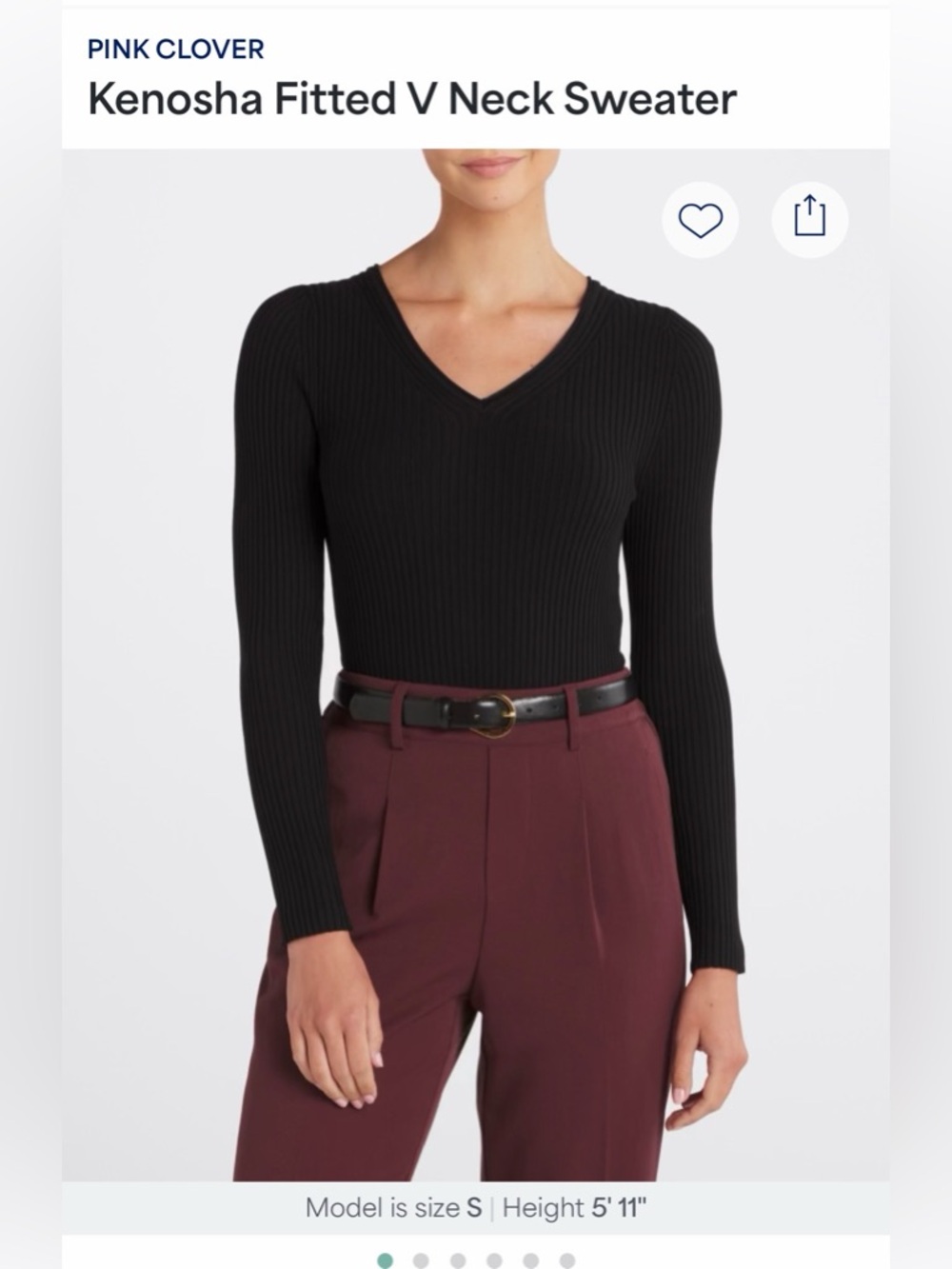 Fitted sweater